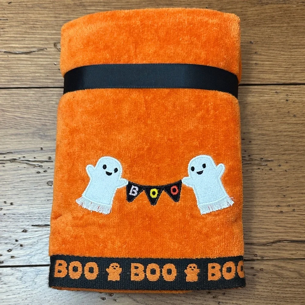 Celebrate Together Halloween Boo Hand Towel Set - Orange